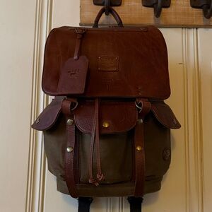 Will Leather Goods “Lennon” Tobacco - Rustic Brown Backpack